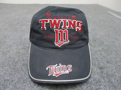 Minnesota Twins Baseball Cap Hat Adult Mens Adjustable Red Blue Cotton Blend MLB • $3