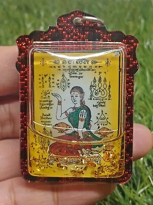 $29.99 • Buy Nang Kwak Lp​ Derm Monk Talisman​ Locket​ Pendant​ Thai Buddha Amulet
