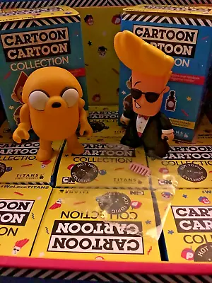 Lot Of 2 Cartoon Cartoon Network Figures 3  Jake The Dog & Johnny Bravo • $32.75