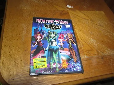 Monster High: 13 Wishes (DVD 2013 • $8.35