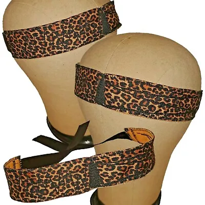 Best Headband For Hot Yoga Running Sweatband Moisture Wicking Leopard Print • $19.96