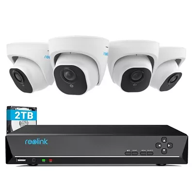 Reolink 8CH NVR POE Security Camera System 4K 8MP 2TB HDD IP Surveillance • $559.99