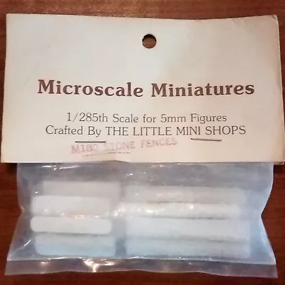 Microscale Miniatures. 1/285th Scale M-180 Stone Fences Unopened • $6.50