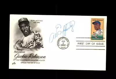 Al Epperly Signed 1982 FDC Jackie Robinson Cache First Day Cover Autograph • $14