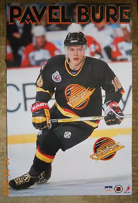 Rare PAVEL BURE 1993 Vancouver Canucks Vintage NHL Hockey 22x34 Starline POSTER • $11.99