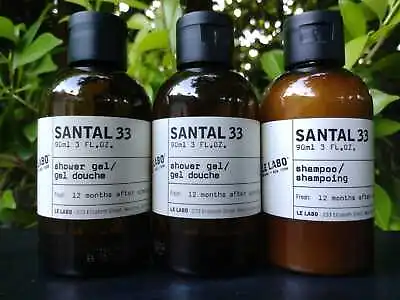 Le Labo Santal 33 Shower Gel Lot Of 2 Each 3 Oz + Shampoo 3 Oz -  Body Wash • £23.75