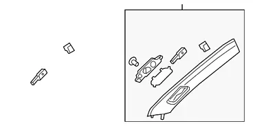 Genuine GM Maple Sugar Driver Side Windshield Garnish Molding 84477087 • $143.44