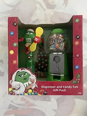 M&M’s Xmas Dispencer And Candy Fan Gift Pack 2012 • $15