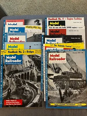 Model Railroader 1954 Monthly Issues • $4.99