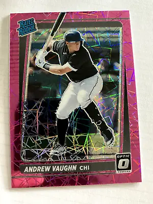 2021 Optic Andrew Vaughn Pink Velocity Prizm Rated Rookie RC #/249 CombS&H   7 • $1.19