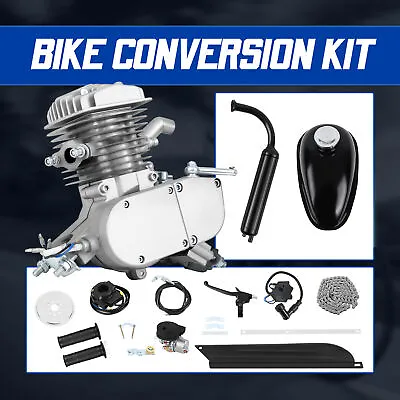 2.5KW Full Set 80cc Petrol Gas Bicycle Bike Motor Engine Complete Kit 45km/h • $80.99