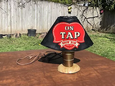 Old Vintage Brew 102 Beer On Tap Heat Motion Spinner Lamp Bar Sign Maier Brewing • $164.99