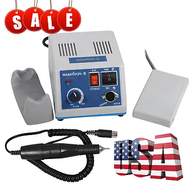 Dental Lab MARATHON-III Micromotor Polishing Unit 35000 Rpm Handpiece Grinding • $18.50