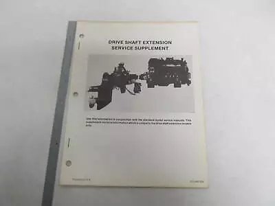 SIS-880 484 Mercruiser Drive Shaft Extension Service Manual Supplement • $13.95