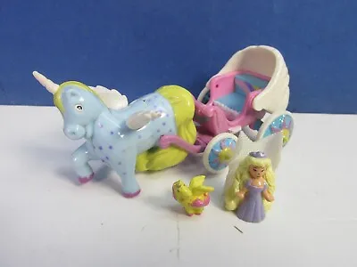 Vintage Trendmasters STARCASTLE IN THE CLOUDS Unicorn COACH Playset 1995 • £17.93