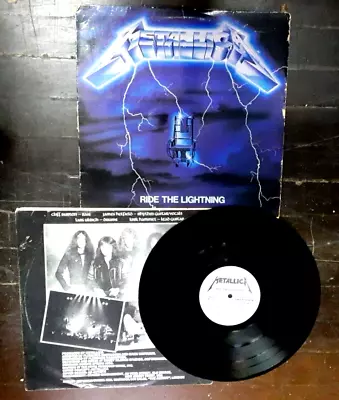 METALLICA RIDE The LIGHTNING Mri 769 1984 LP @@@ • $238.99