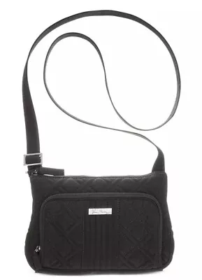 VERA BRADLEY Little Hipster Crossbody Purse  In Classic Black  • $35.99