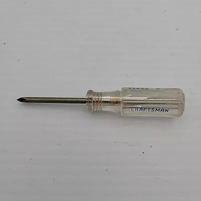 Vintage Craftsman Mini Phillips Screwdriver 41542 Clear USA 🇺🇸 • $3.99