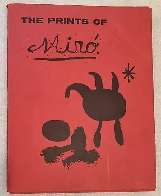 The Prints Of Joan Miró 1947 Míchel Leiris Limited Edition Very Good Condition  • $150