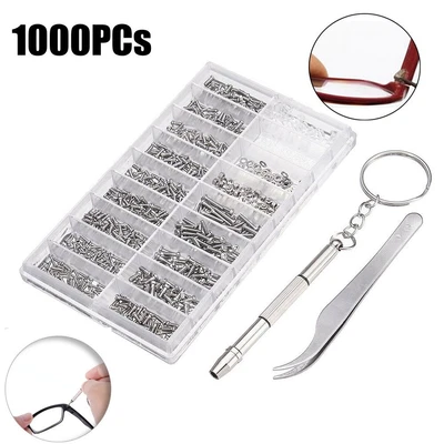 $13.88 • Buy Kit Glasses Repair Screw Assorted Kit Repair Tool Kit Glasses Sunglasses