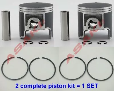 For PWC Jet Ski YAMAHA Super Jet 700 Piston Kit (61X-11631-00 STD + Ring) X2 • $113.96