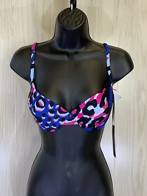 Versace Push-Up Animalier Swim Top Women's Size 3 NEW MSRP $425 • $19.99