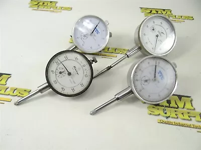 4 Assorted Dial Indicators 0-1  Range .001  Grads Mitutoyo Ttc Fowler  • $26