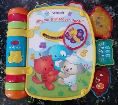 $8.99 • Buy VTech Rhyme And Discover Book Baby Infants Toddlers Developmental Learning Toys