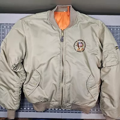 Operation Enduring Freedom Bomber Jacket Men's Xl Campaign Embroidered Flight  • $80