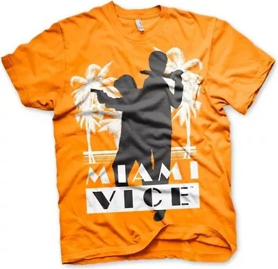 Miami Vice Silhuettes T-Shirt Orange • £25.70