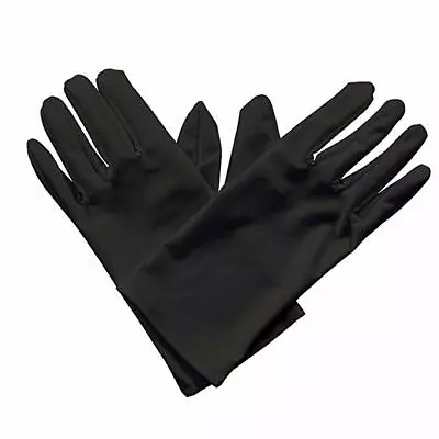£3.99 • Buy Black Short Gloves Fancy Dress Charleston Burlesque Magician Gentleman Party