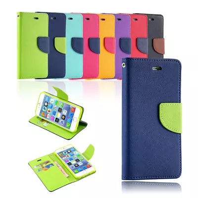 For IPhone 8 7 Plus SE 2020 2022 Flip Leather Wallet Case Card Flip Cover • $7.99