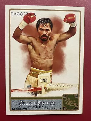 $29.99 • Buy 2011 Topps Allen And Ginter Manny Pacquiao #262