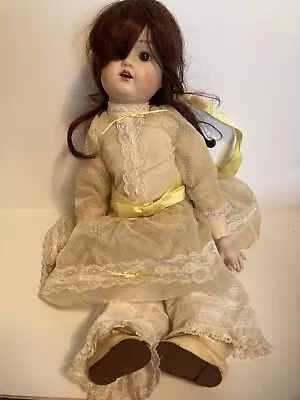 Beautiful Vintage 23  George Borgfeldt GB Auburn String Jointed Porcelain Doll • $69.99