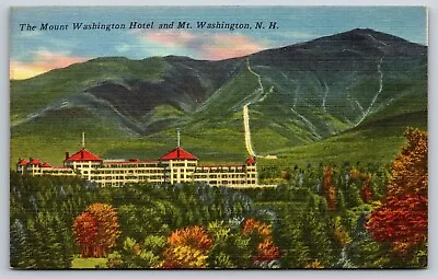 The Mount Washington Hotel & Mt Washington New Hampshire Vintage Postcard E10 • $3.99