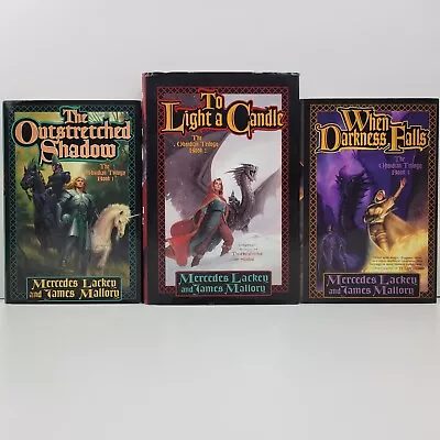 Obsidian Trilogy Mercedes Lackey Vol. 1-3 Complete Series HC DJ Lot Of 3 Fantasy • $24.99