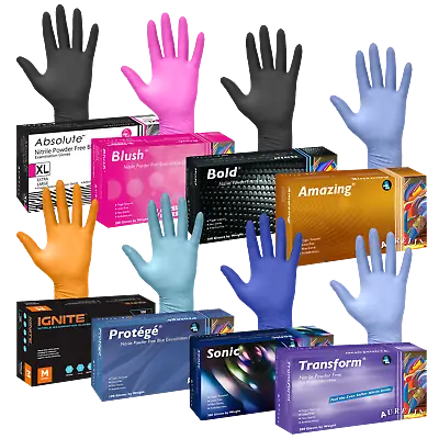 Nitrile Disposable Medical Exam Gloves 100 200 300 Vinyl Latex Powder Free • $8.49