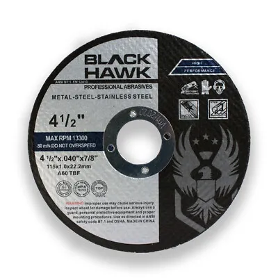 100 Pack 4-1/2 X.040 X7/8  Cut-off Wheel - Metal & Stainless Steel Cutting Discs • $69.99