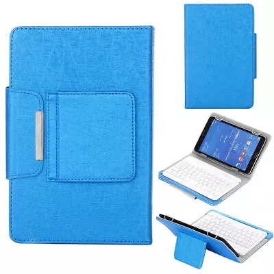 For Samsung IPad Lenovo 10  Tablet Case Leather Cover WIth Wireless Keyboard • $28.99