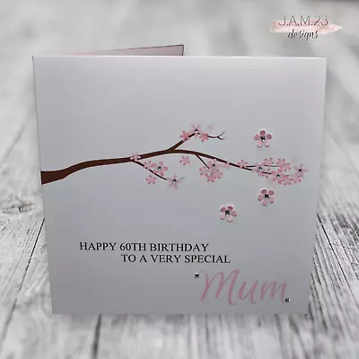 Personalised Birthday Card Female Mum Nan Grandma Sister Friend Auntie 60th 70th • £4