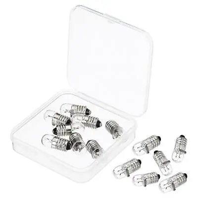 1Set/15Pcs E10 Screw Base Bulb 12V/3W Miniature Light W Box Warm Yellow • £6.91