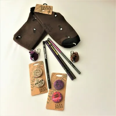 £15.85 • Buy Dark Dudes Gift Set - Socks, Pencils, Keyrings, Badges - Dark Dudes