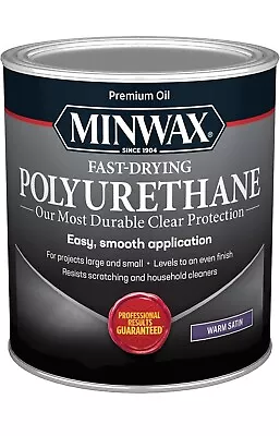 Minwax Fast Drying Polyurethane 1 Quart Satin • $18.99