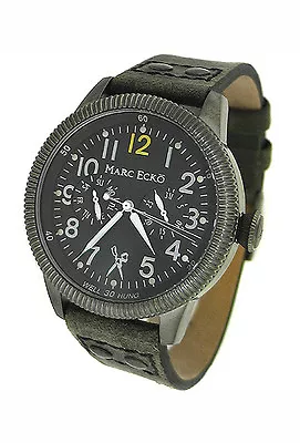 New Marc Ecko Green  Multi Functions Day And Date Mens Watch E14541g1 • $129