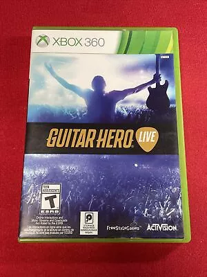 Xbox 360 Guitar Hero Guitar Live Game Only 2-Disc Set Very Good Cleaned & Tested • $13.95