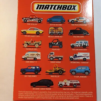 🚙 Matchbox Power Grabs 😎 2022 Release C 😎 17 Different Models • $3.99