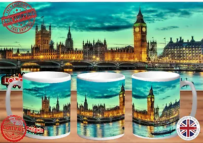 £8.99 • Buy Union Jack Mug Cup Ceramic Tea Coffee UK Flag Royal Souvenir Gift LONDON