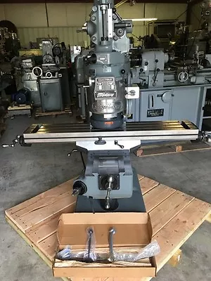 Bridgeport Milling Machine With 48  Table & 2hp Vari Speed Head 1 Year Warranty • $13499.99