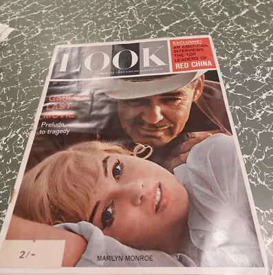 Rare LOOK Magazine 31 JANUARY 1961 Marilyn Monroe Cover/Racial Segregation MM30 • $48.53