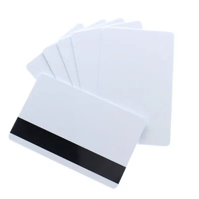 100 PVC Plastic Cards 30Mil LoCo Magnetic Mag Stripe  FREE SHIPPING  • $35